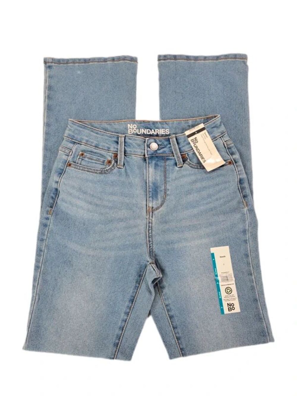 No Boundaries Mid-Rise Bootcut Blue Jeans Women's Size 0 (XS)